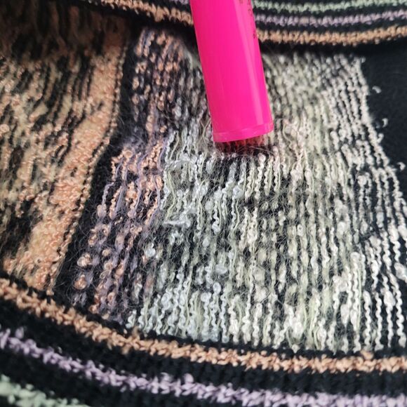 Vintage Brenda French sz 1 Neiman Marcus Hand Loomed Knit wool mohair Cardigan - Picture 11 of 15